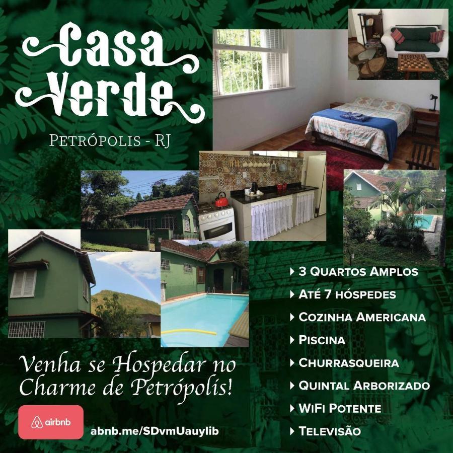Отель Casa Verde Em Petropolis Экстерьер фото